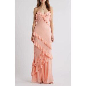 Love Shack Fancy Rialto Maxi Dress (Peach)